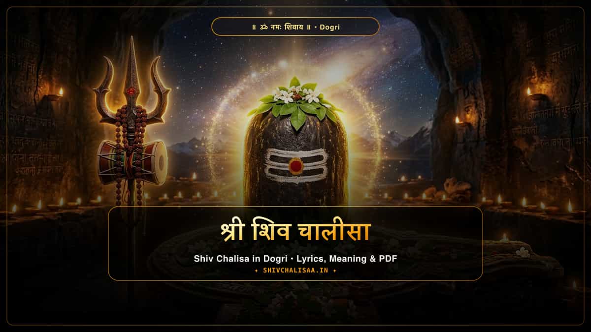 डोगरी - Shri Shiv Chalisa in Dogri on shivchalisaa.in