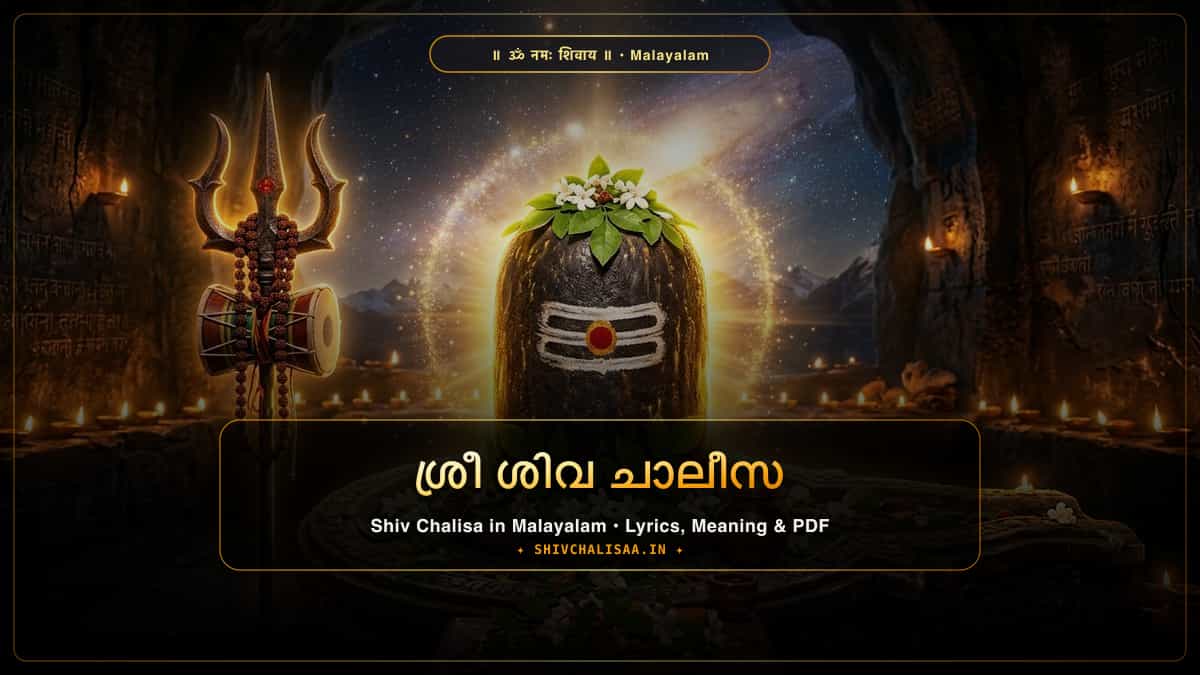 മലയാളം - Shri Shiv Chalisa in Malayalam on shivchalisaa.in