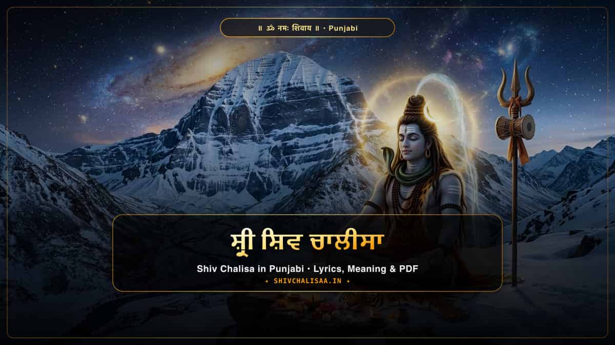ਪੰਜਾਬੀ - Shri Shiv Chalisa in Punjabi on shivchalisaa.in