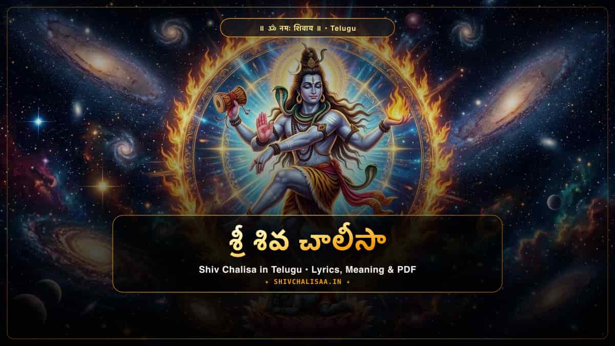 తెలుగు - Shri Shiv Chalisa in Telugu on shivchalisaa.in